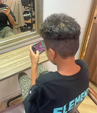 パーマ メンズ キッズ パーマモデル募集中❕ 🌟  Yunaのヘアスタイル