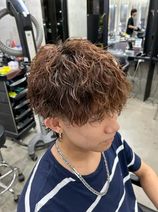 パーマ メンズ メンズ特化💥 ショートスタイル💥のヘアスタイル