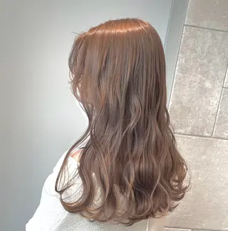 ロング カラー パーマ 🌈コテ巻き風パーマ LOHASせいな🌈のヘアスタイル