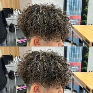カラー パーマ メンズ イケメン製造機 🔥上原沙羅🔥のヘアスタイル