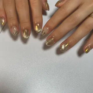 ショート ネイル 下妻ネイルサロン/ 持ちの良いネイルのネイルデザイン