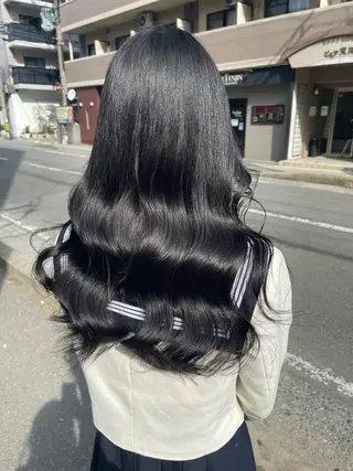 ロング SEAM アキホのヘアスタイル