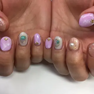 ネイル マツエク・マツパ SPICENAILS ＠吉祥寺のネイルデザイン