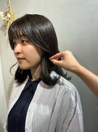 ミディアム カラー 💖ERI💖/酸性 ストレートNo.1のヘアスタイル