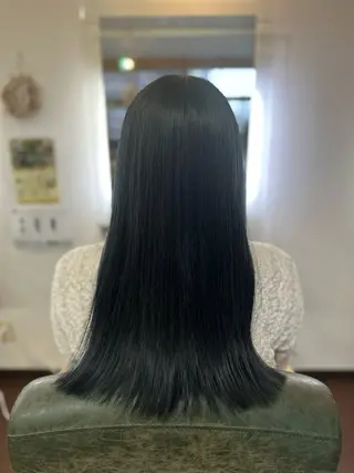 ロング カラー 💜推しインナー カラー/菊池柊真💜のヘアスタイル