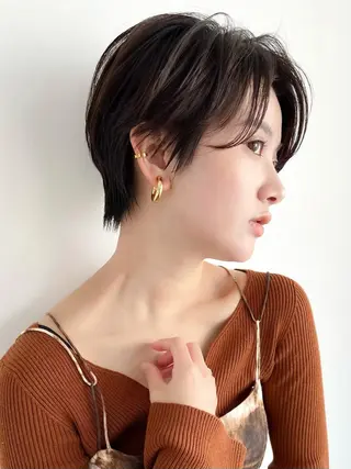 ショート ショート/ボブ/縮毛 三上達大のヘアスタイル