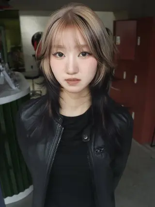セミロング カラー 🧡色落ちまで2度 楽しめる🧡ヨシキのヘアスタイル