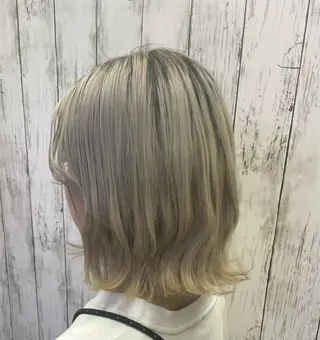 ショート カラー パーマ ヒナ/酸性ストレート ・艶カラー🌿のヘアスタイル
