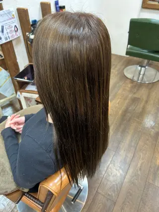 ロング カラー 元山 透明感艶カラー 🌻レイヤーカットのヘアスタイル