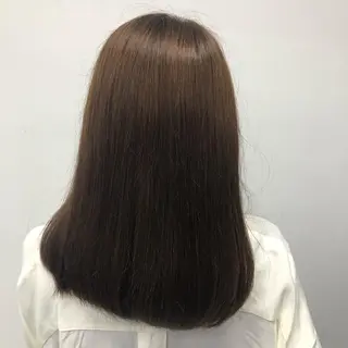 ミディアム カラー 🦋韓国レイヤー｜ 透明感グレージュ🦋のヘアスタイル