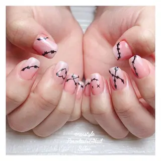 ミディアム ネイル 👑enen style👑のネイルデザイン