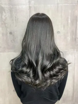 セミロング カラー 【透明感、艶髪】西村 有司のヘアスタイル