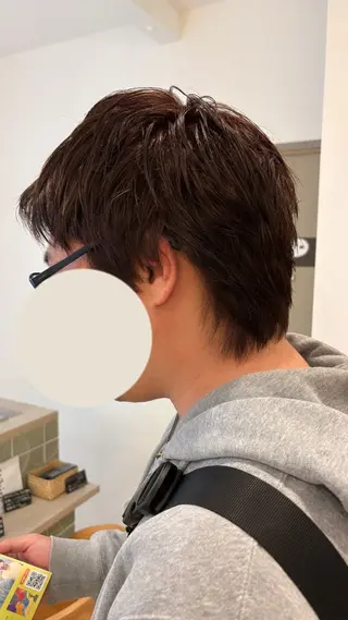 カラー メンズ ルプラボウ すぎやまみほのヘアスタイル