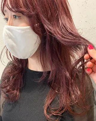 セミロング 松本  夏海のヘアスタイル