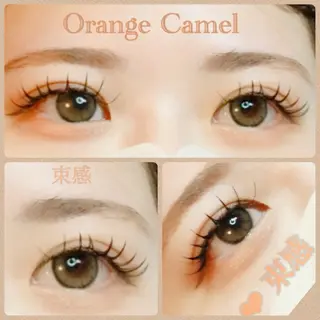 マツエク・マツパ Orange  Camelのマツエク・マツパデザイン