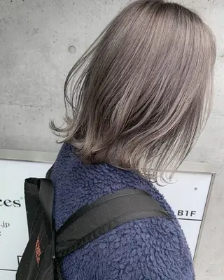 ミディアム カラー 赤み消しカラー/ ナチュラル/トモキのヘアスタイル