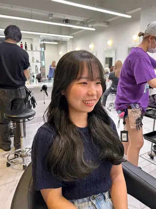 カラー 透明感ベージュ🤎 ナチュラルレイヤーのヘアスタイル