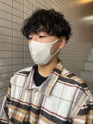 メンズ 大阪美容師 井上智博のヘアスタイル