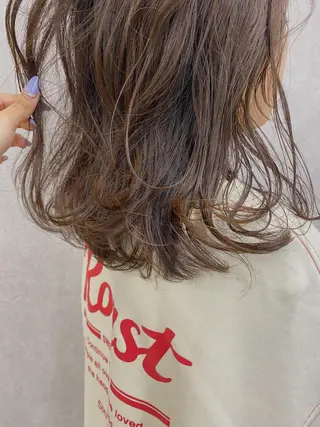 ミディアム カラー ヘアアレンジ Kawaguchi Arisaのヘアスタイル