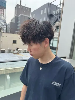 パーマ メンズ fifth天神/末廣 和也のヘアスタイル