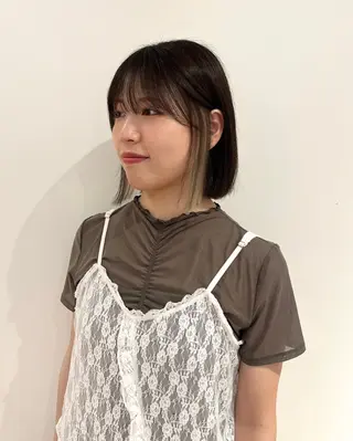 ショート 川上 莉歩のヘアスタイル