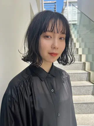 ショート カラー パーマ Maki /Jr.スタイリストのヘアスタイル