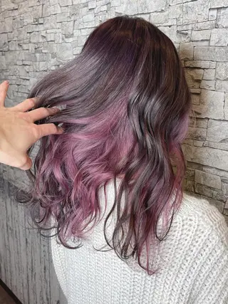 カラー 派手髪/ハイトーン/ エクステ✨ユウキのヘアスタイル