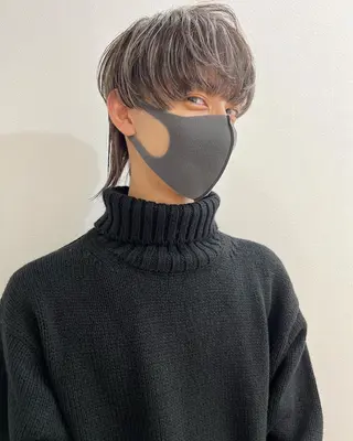 ミディアム カラー パーマ ヘアアレンジ メンズ 【池袋/スパイキー ショート】ⓝⓘⓜⓤのヘアスタイル