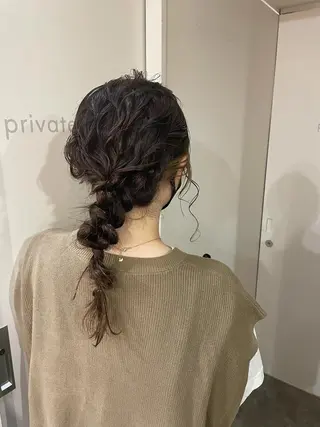 セミロング ♡透明感/艶カラー/ M a I ♡のヘアスタイル