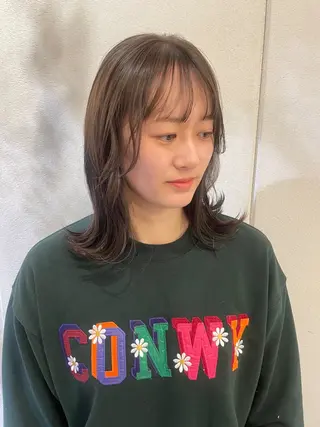 ミディアム 透明感カラー 🦋AYAのヘアスタイル