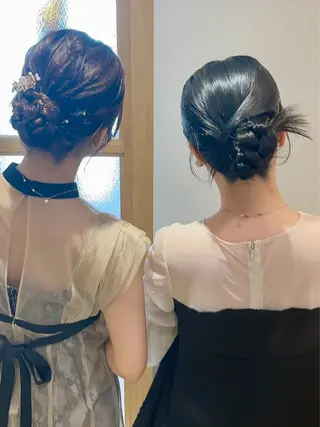 セミロング ヘアアレンジ GOTODAY SHAiRE SALON所属・札幌 ヘアアレンジ 🍎 タナカセリナのヘアスタイル