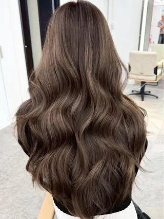 ロング カラー ハイライト/レイヤー 河原町/Manatoのヘアスタイル