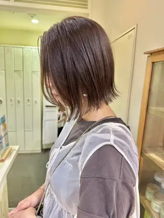 ショート ショート ボブ 梅田 木戸健人のヘアスタイル