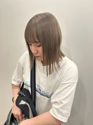 ミディアム hair&eye🎀 /momoKaのヘアスタイル