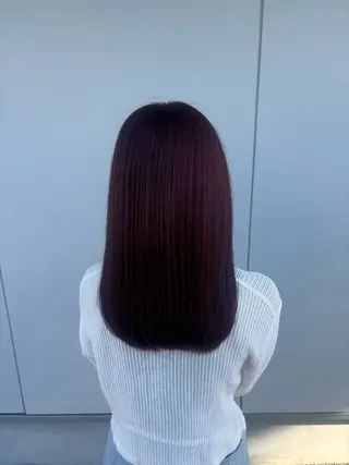 カラー 梶山 愛夢のヘアスタイル