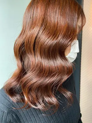 セミロング カラー ヘアアレンジ 💖艶と似合わせ💖 カラーカット💖のヘアスタイル