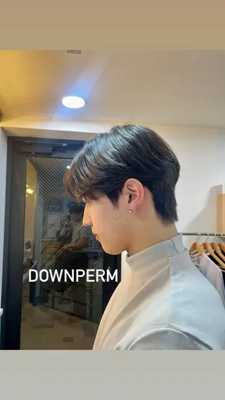 パーマ メンズ 韓国スタイル Akiraのヘアスタイル