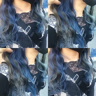 ロング カラー 原宿サロン代表 デザインカラー伊藤卓のヘアスタイル