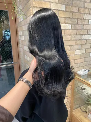 ロング カラー ワンカールで盛れる レイヤー🎀Macoのヘアスタイル
