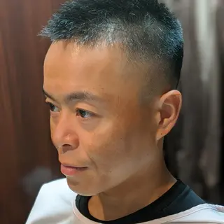 ショート メンズ 田知本 遼のヘアスタイル