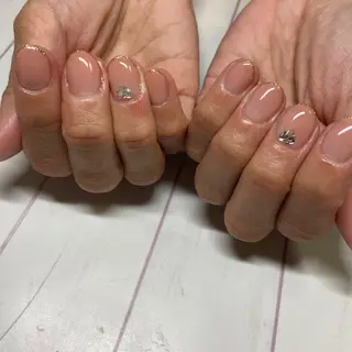 ショート カラー ネイル nail salon LNのネイルデザイン