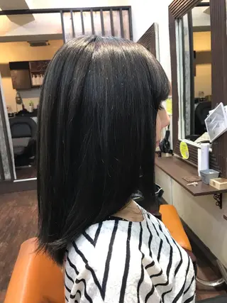 ミディアム 木村 瞬のヘアスタイル