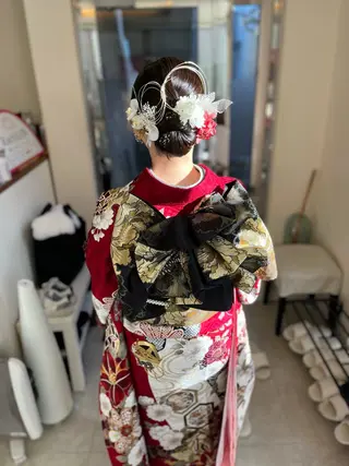 ヘアアレンジ 似合わせヘアメイク 💐オダギリチアキのヘアスタイル