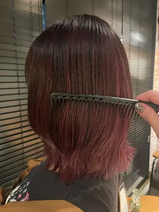 ミディアム rin 🖤〈大宮〉のヘアスタイル