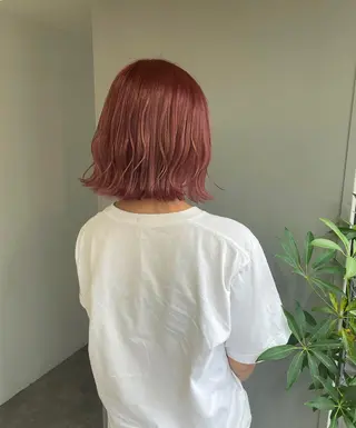 ミディアム ♡透明感/艶カラー/ M a I ♡のヘアスタイル