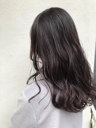 セミロング カラー 髪質改善/艶髪 やまなかのヘアスタイル