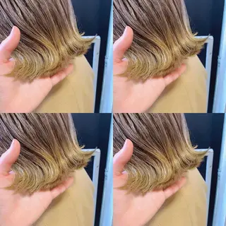 ミディアム カラー レイヤー×髪質改善 マネージャー安藤光司のヘアスタイル