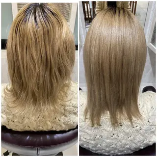 ミディアム カラー Ayano 🫧のヘアスタイル