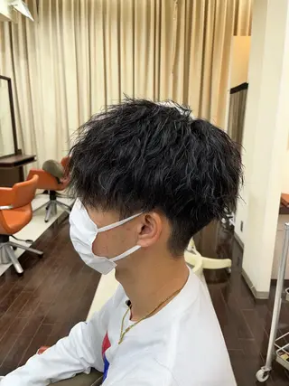 ショート パーマ メンズ 🧊メンズ特化🧊 高木航希のヘアスタイル