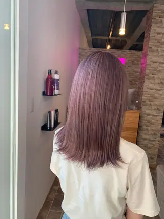 セミロング 吉田 聡一のヘアスタイル